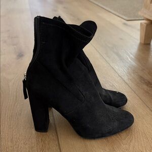 Steve Madden Black Heeled Boots
